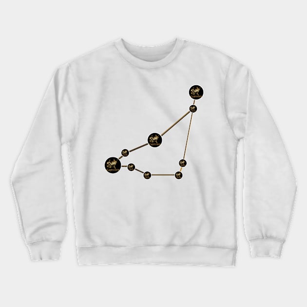 zodiac capricorn constellation Crewneck Sweatshirt by INDONESIA68